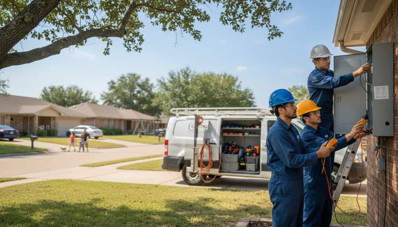 Certified electrician providing emergency electrical services in North, VA